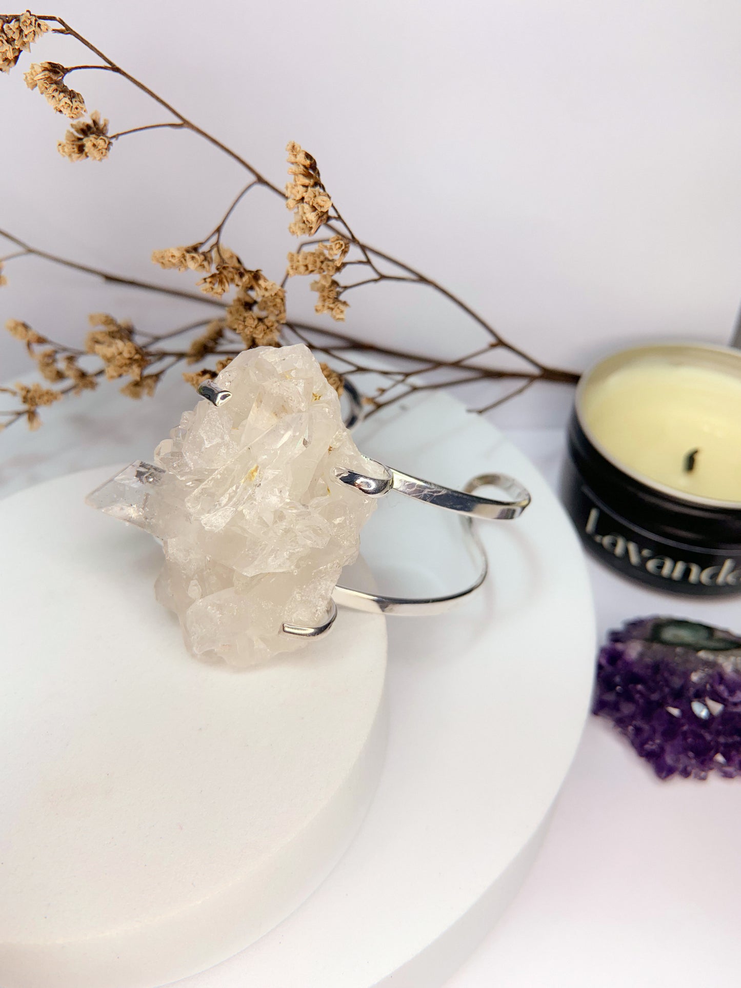 Bracelete astro - drusa de cristal