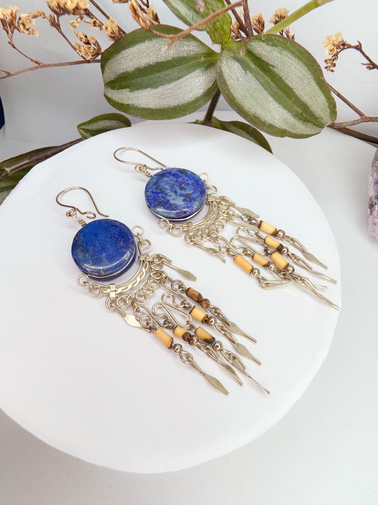 Brinco Nostalgia - Lápis lazulli