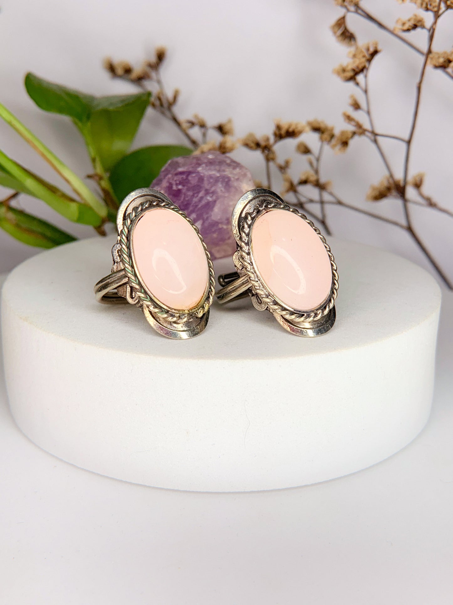Anel Aura - Quartzo rosa