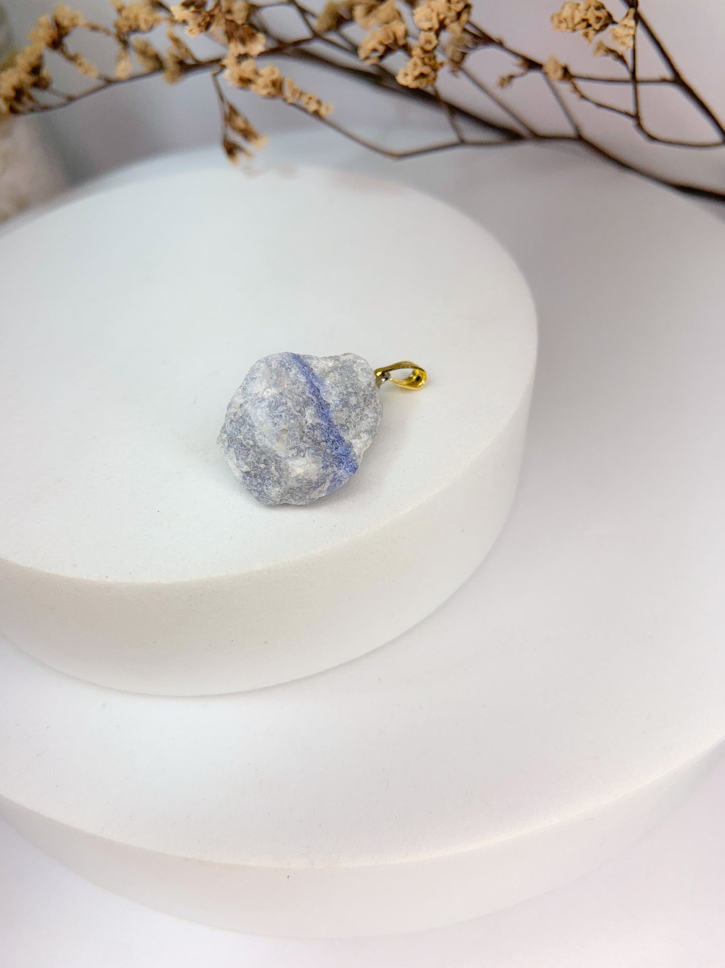 Pingente - Quartzo azul