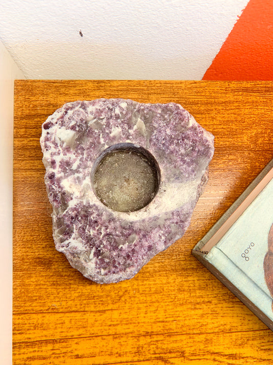 Porta Vela - Lepdolita ou Mica roxa