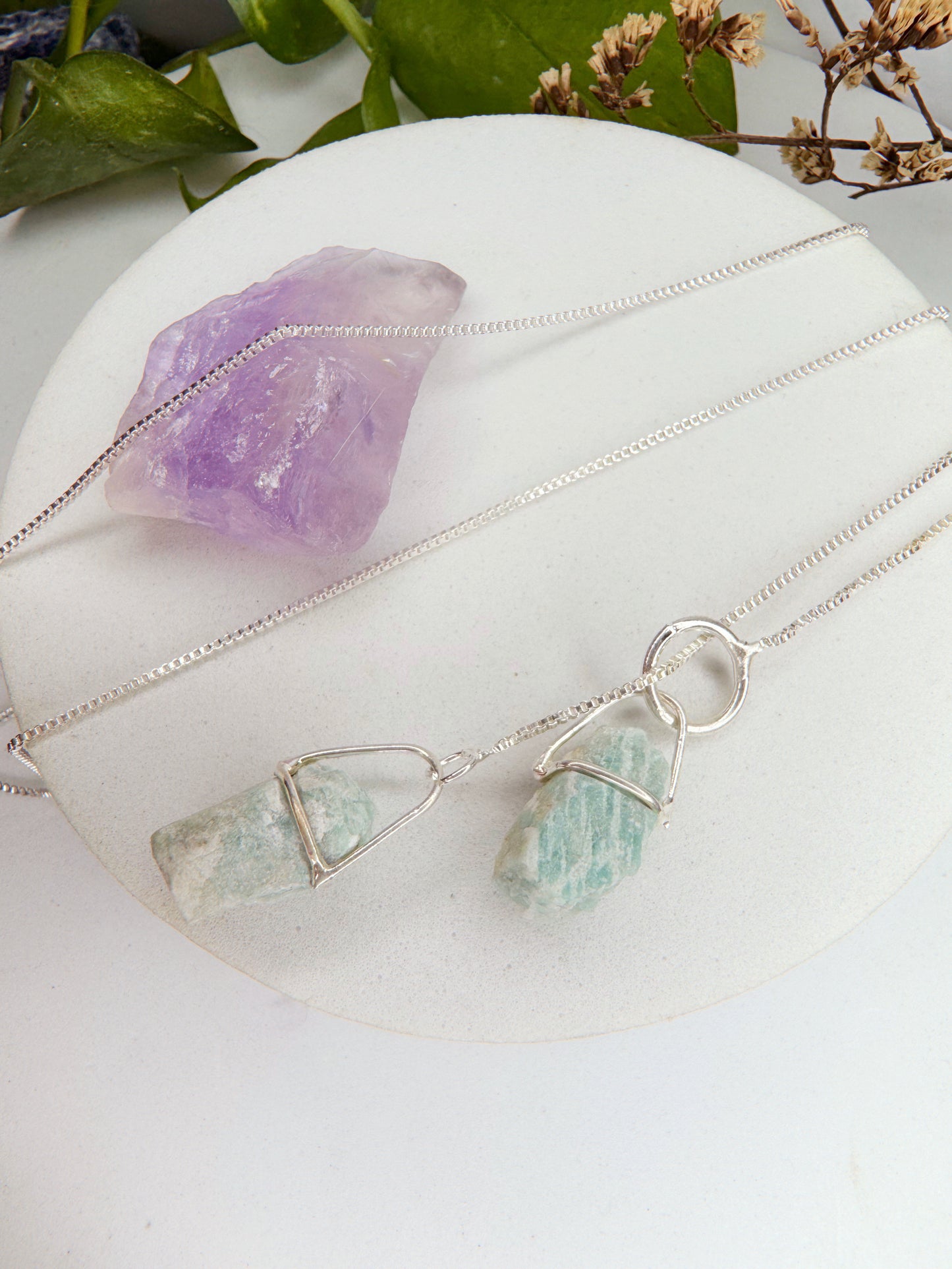 Colar cósmico - amazonita