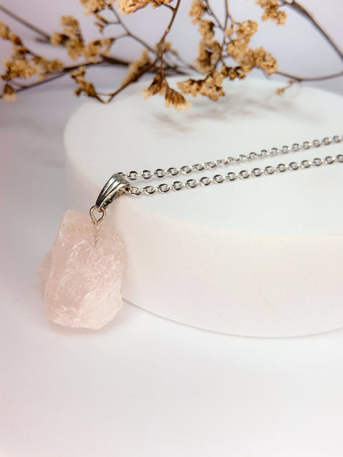 Colar Nature - Quartzo Rosa