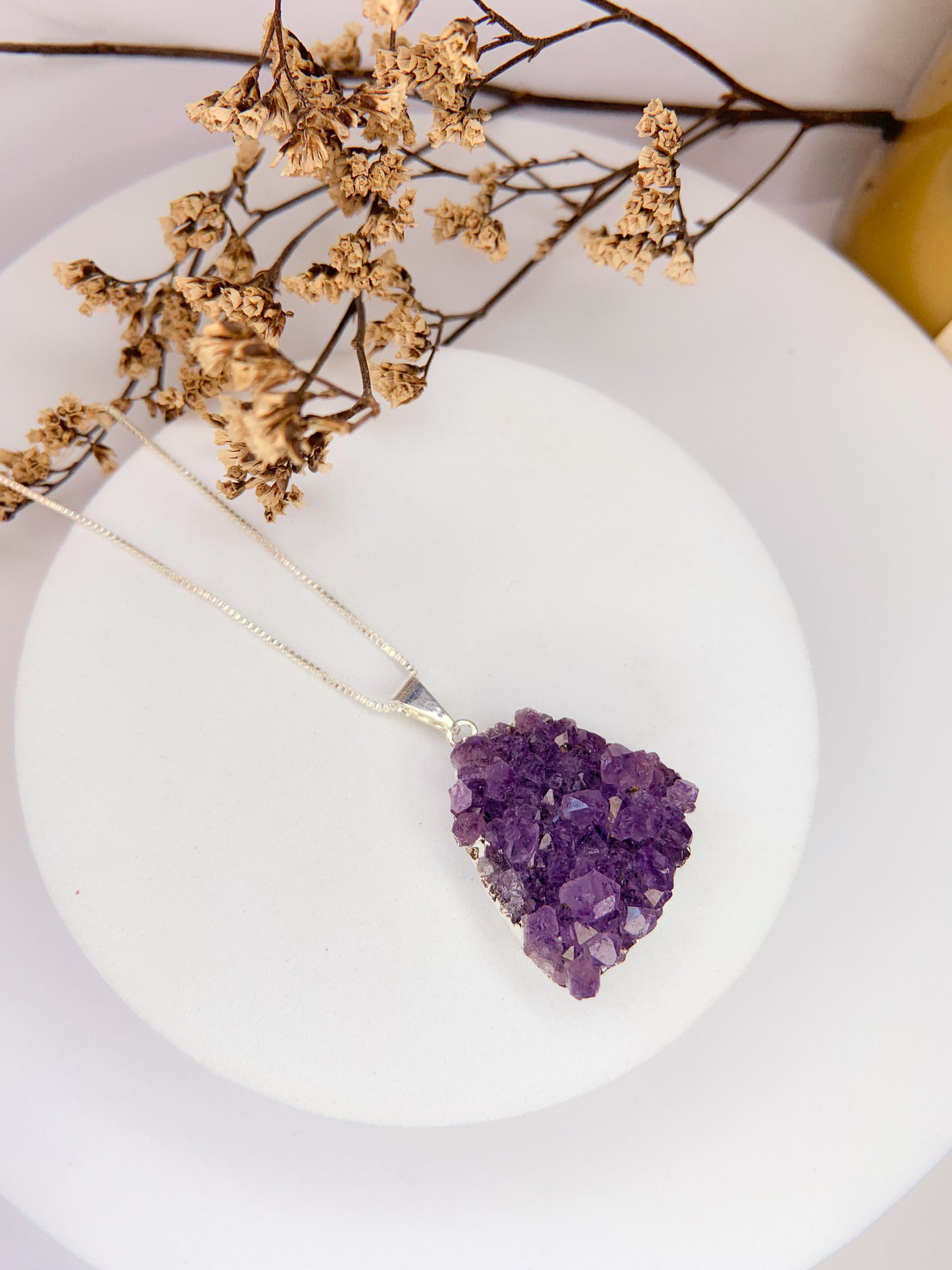 Colar Alma - Drusa Ametista