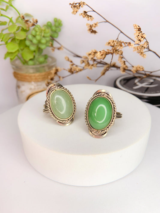 Anel Aura - Quartzo verde