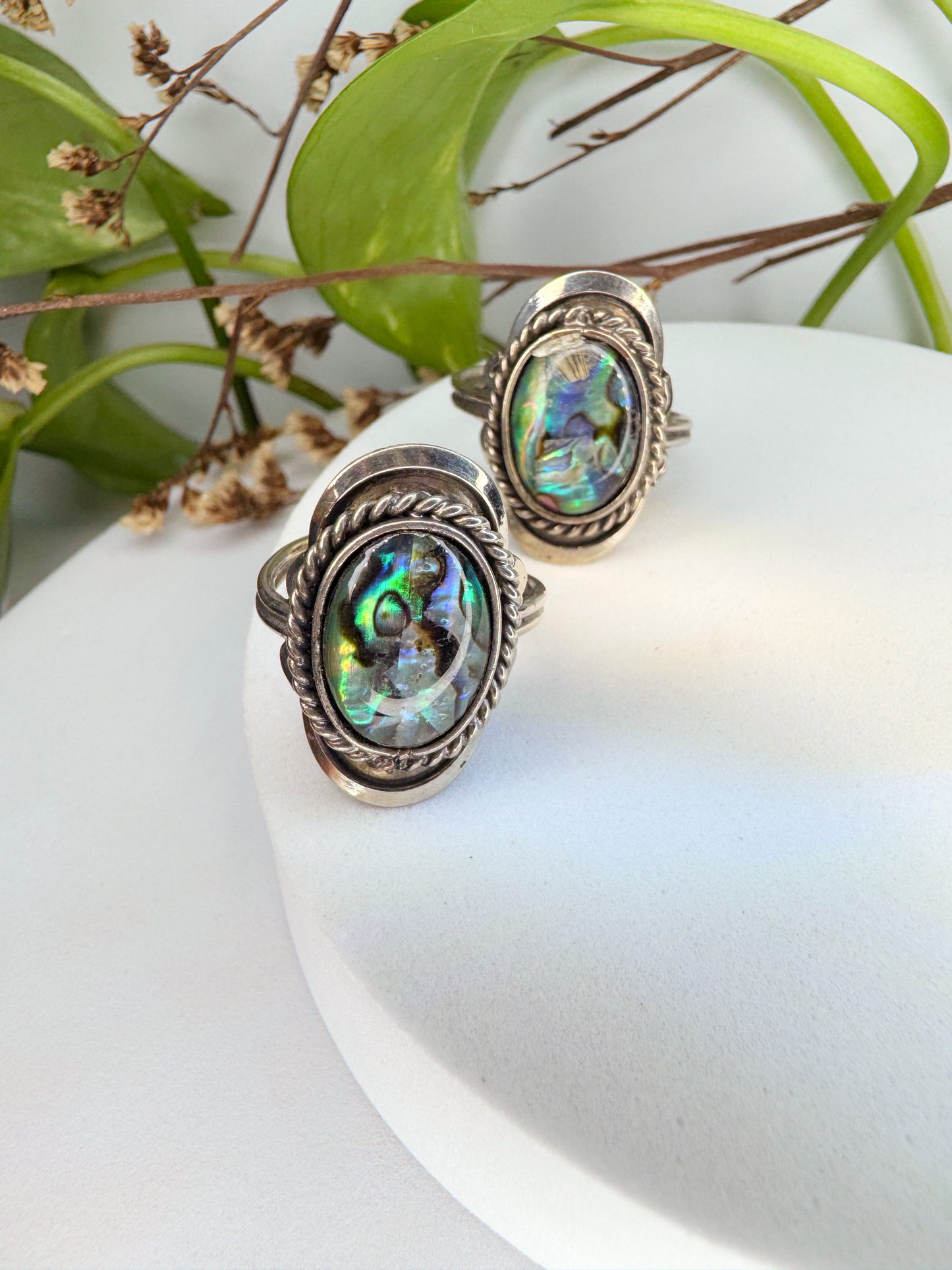 Anel Aura - Abalone