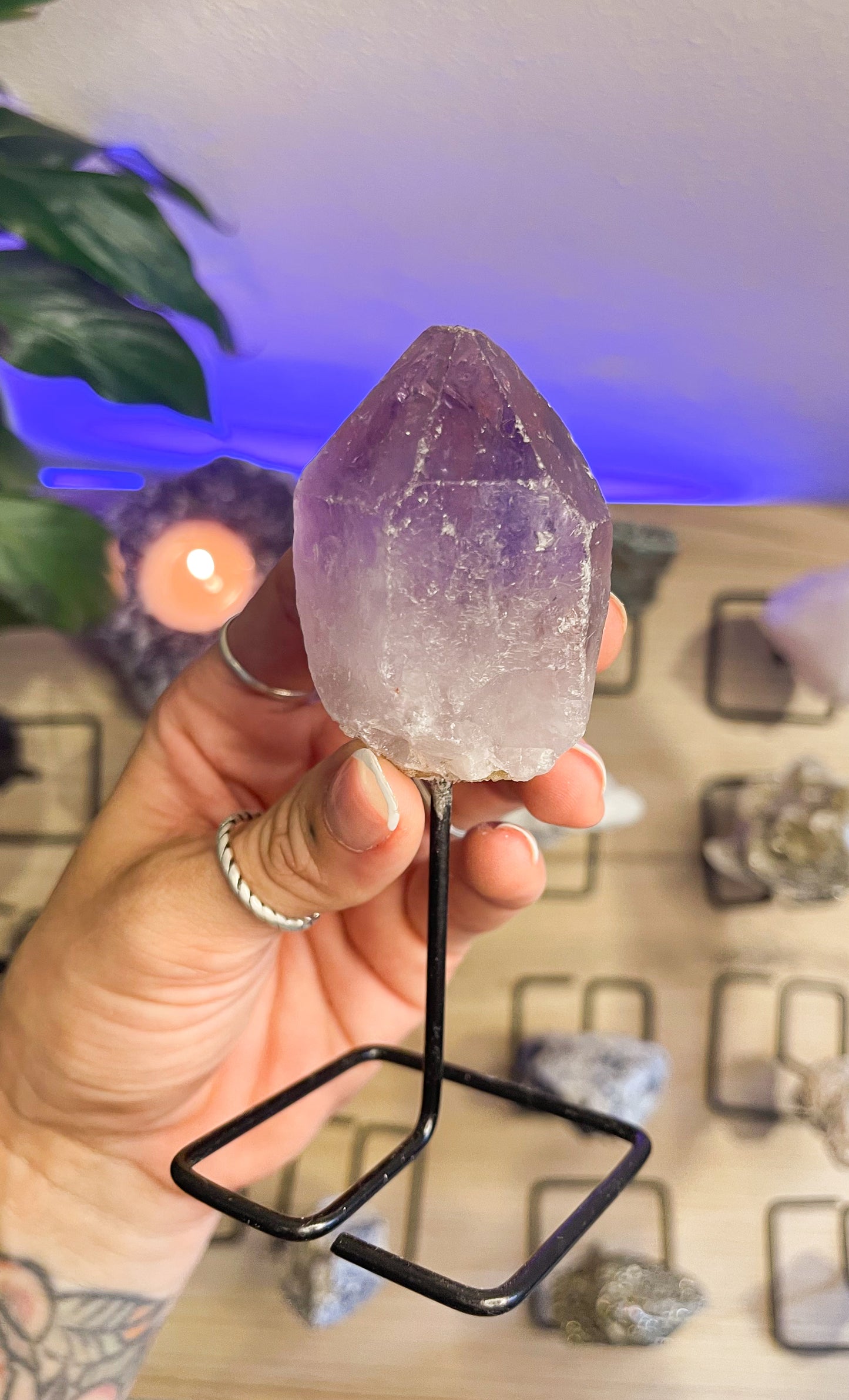 Base de cristal - Ametista
