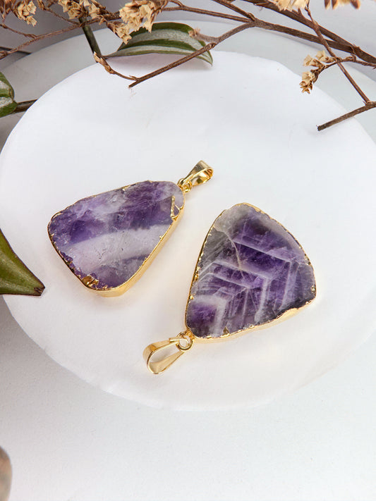 Pingente ametista - fatiada
