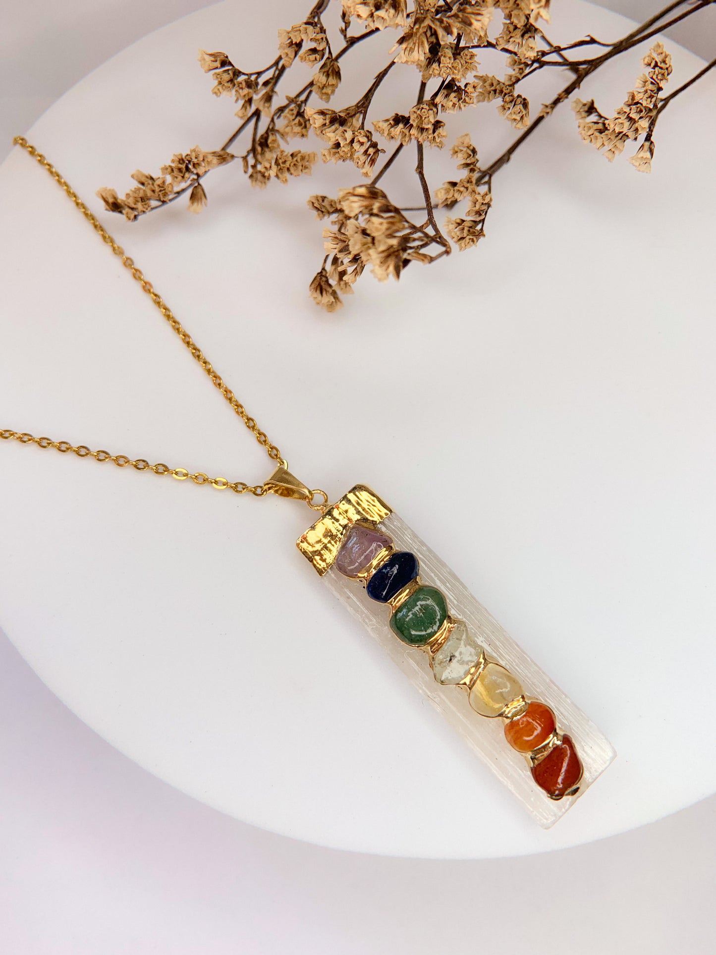 Colar 7 chakras - alinhamento
