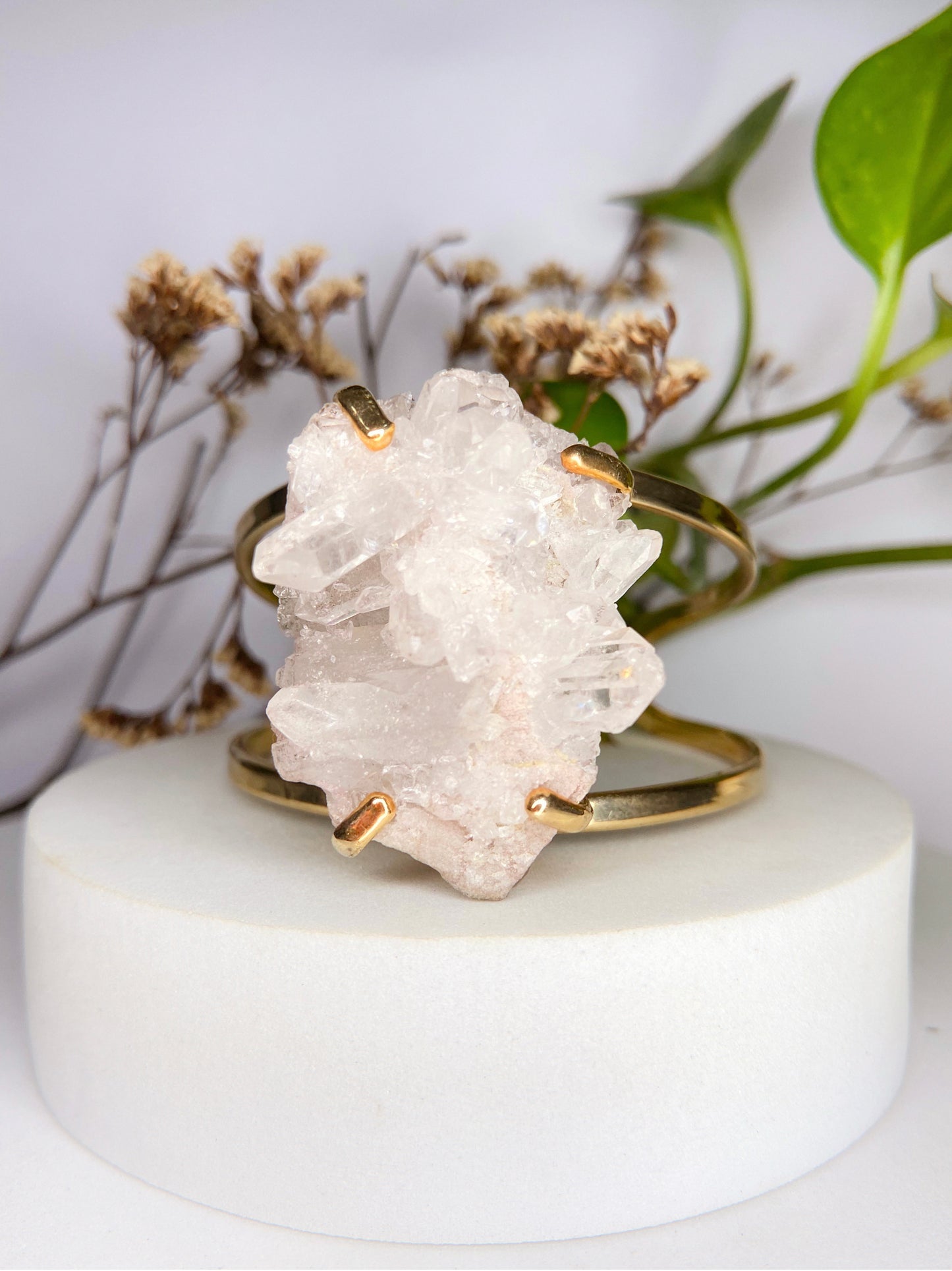 Bracelete astro - drusa de cristal