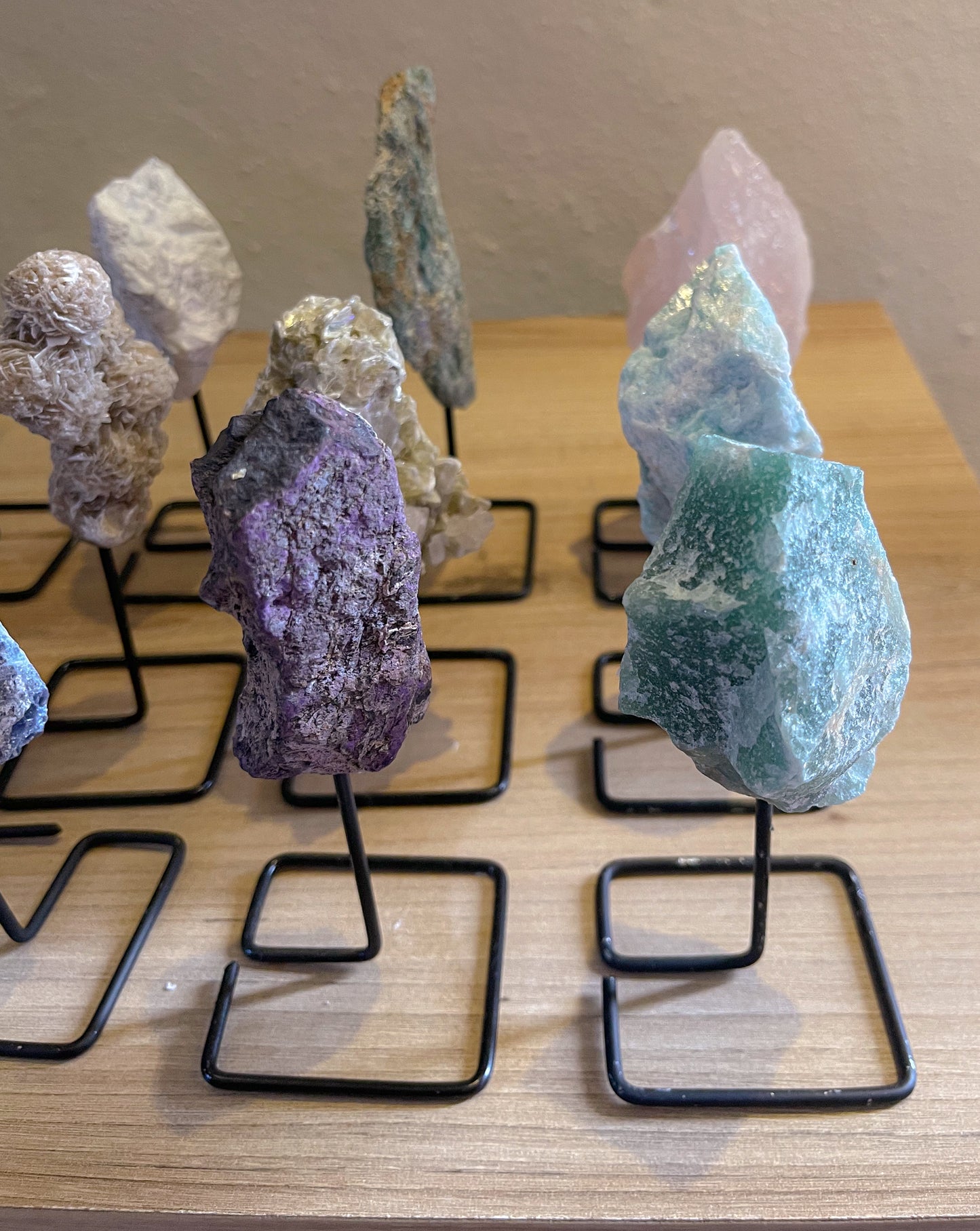 Base de cristal - Purpurita