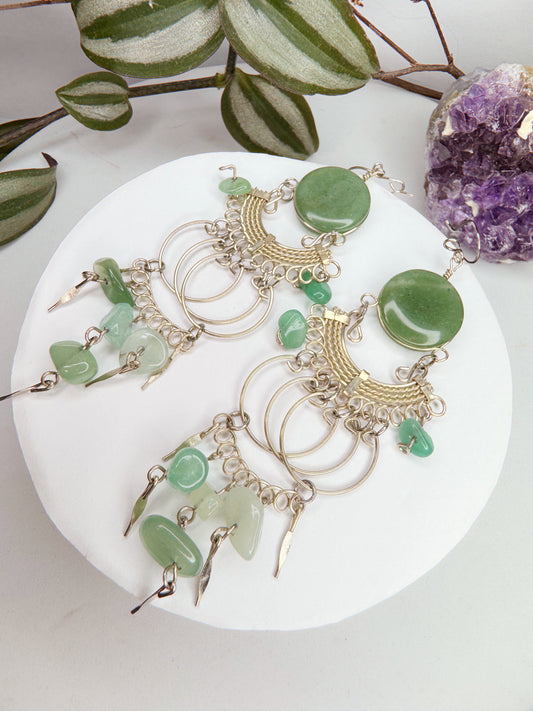 Brinco nostalgia - Quartzo verde