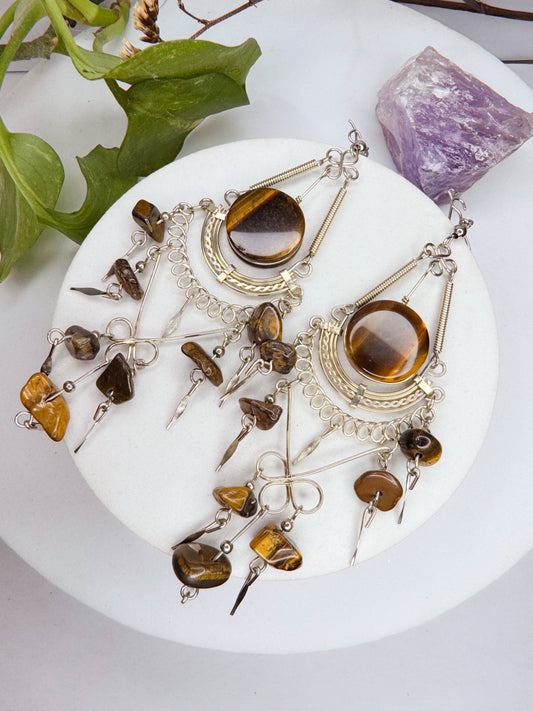 Brinco Nostalgia - Olho de Tigre