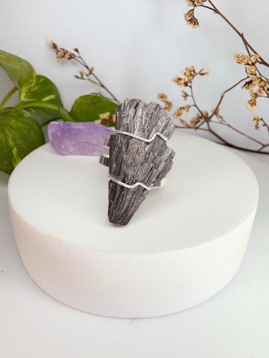 Anel asteroide - vassoura de bruxa