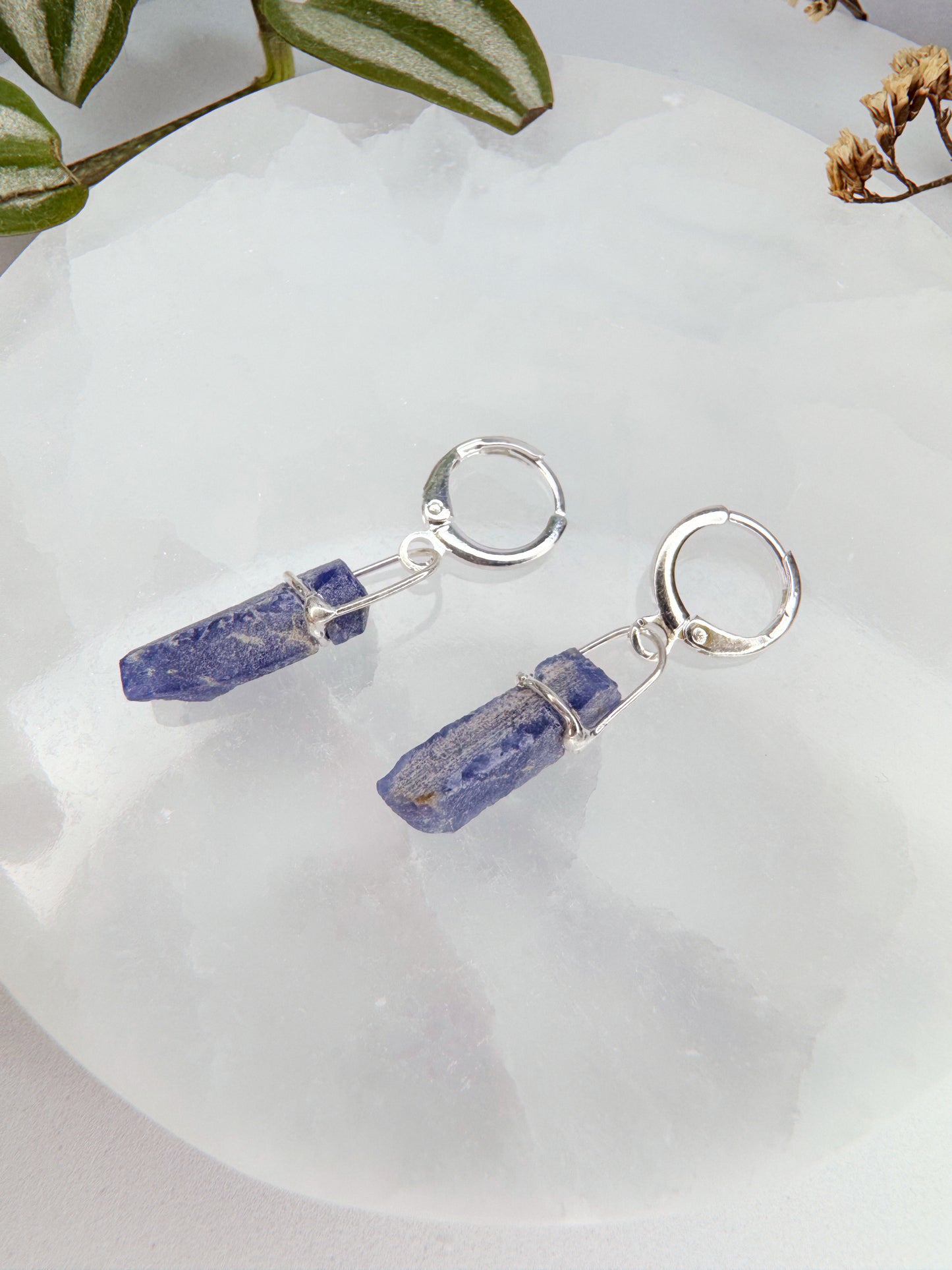 Brinco júpiter - Quartzo azul