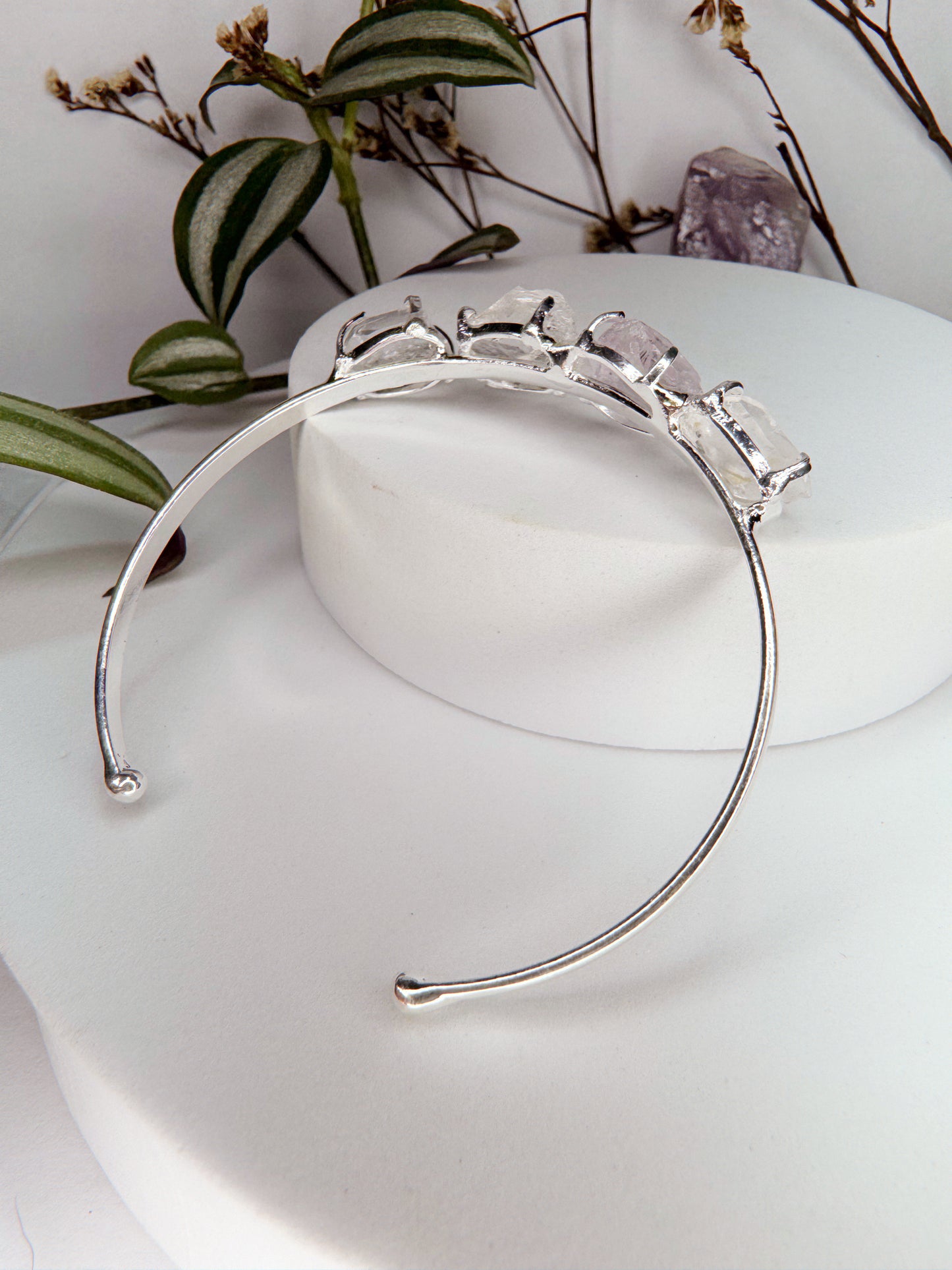 Bracelete terra - Quartzo de cristal