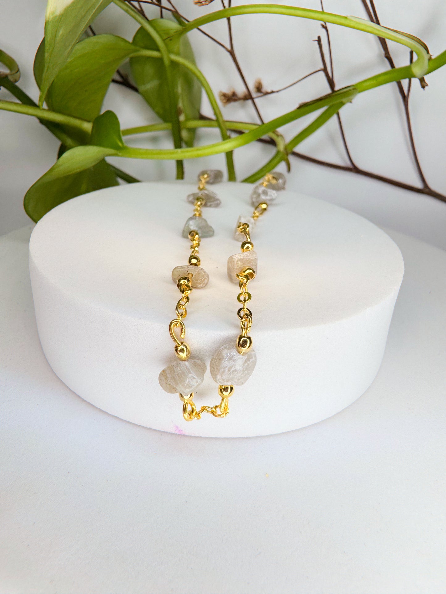 Choker Luar - Labradorita
