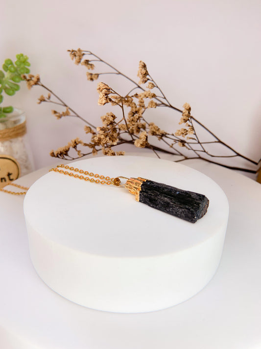 Colar alma - turmalina negra