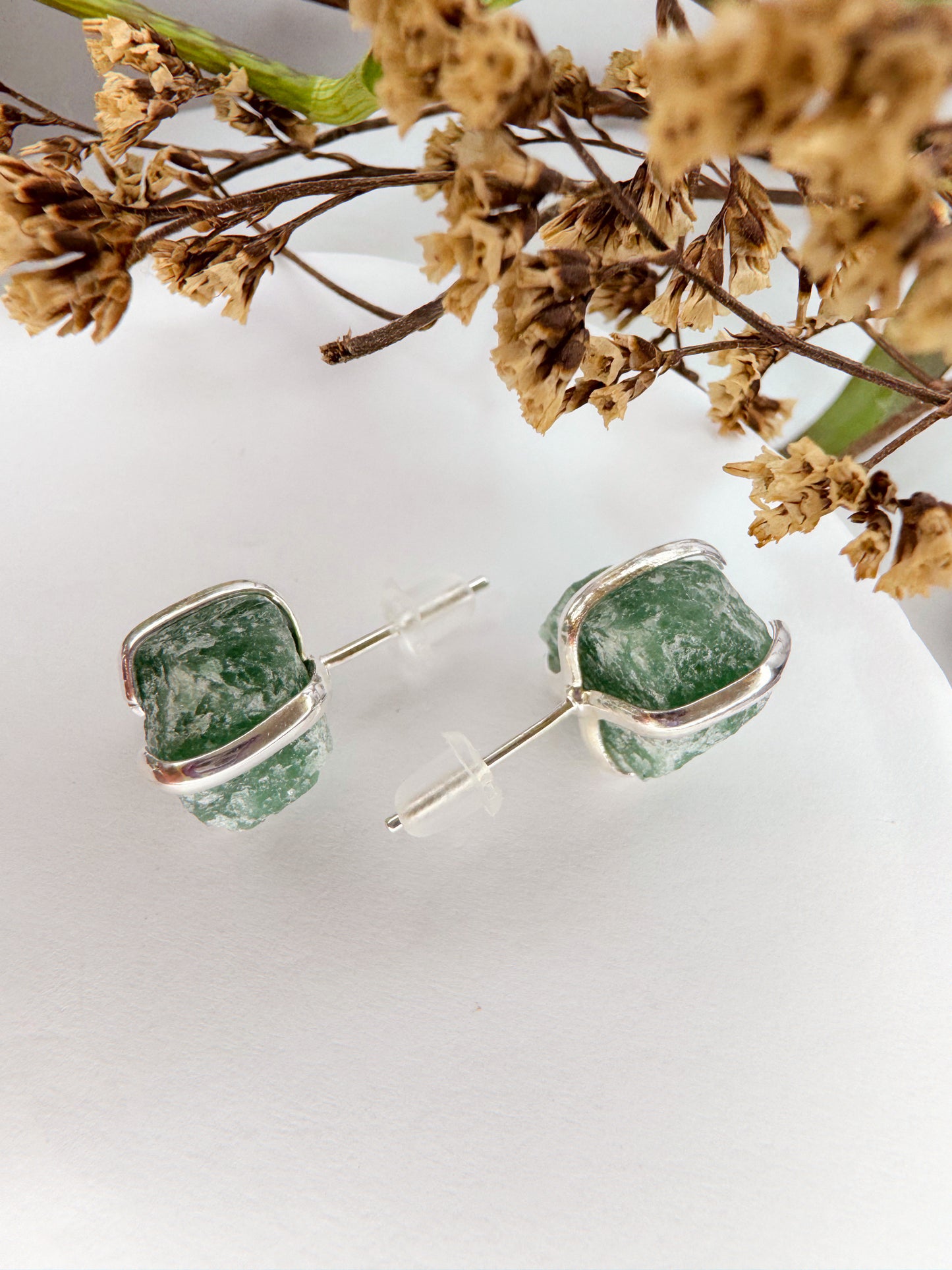 Brinco Magia - Quartzo Verde