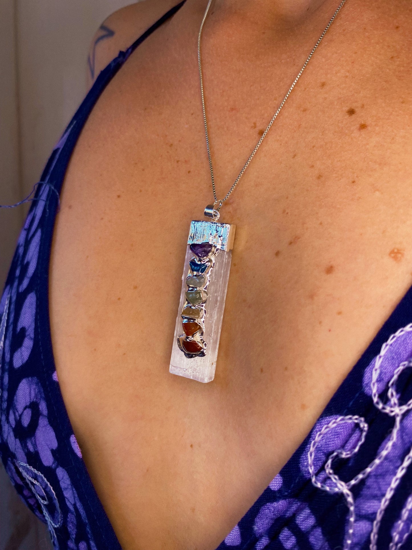 Colar 7 chakras - alinhamento