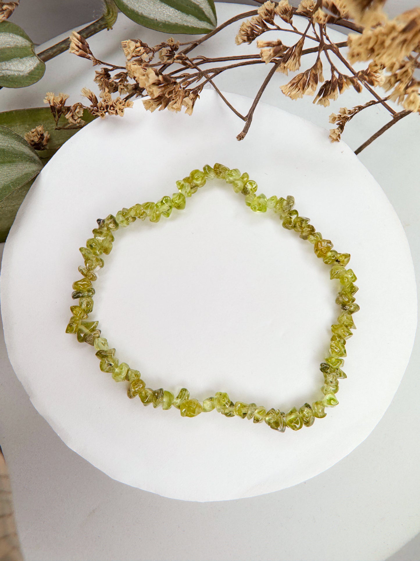 Pulseira constelação - Peridoto