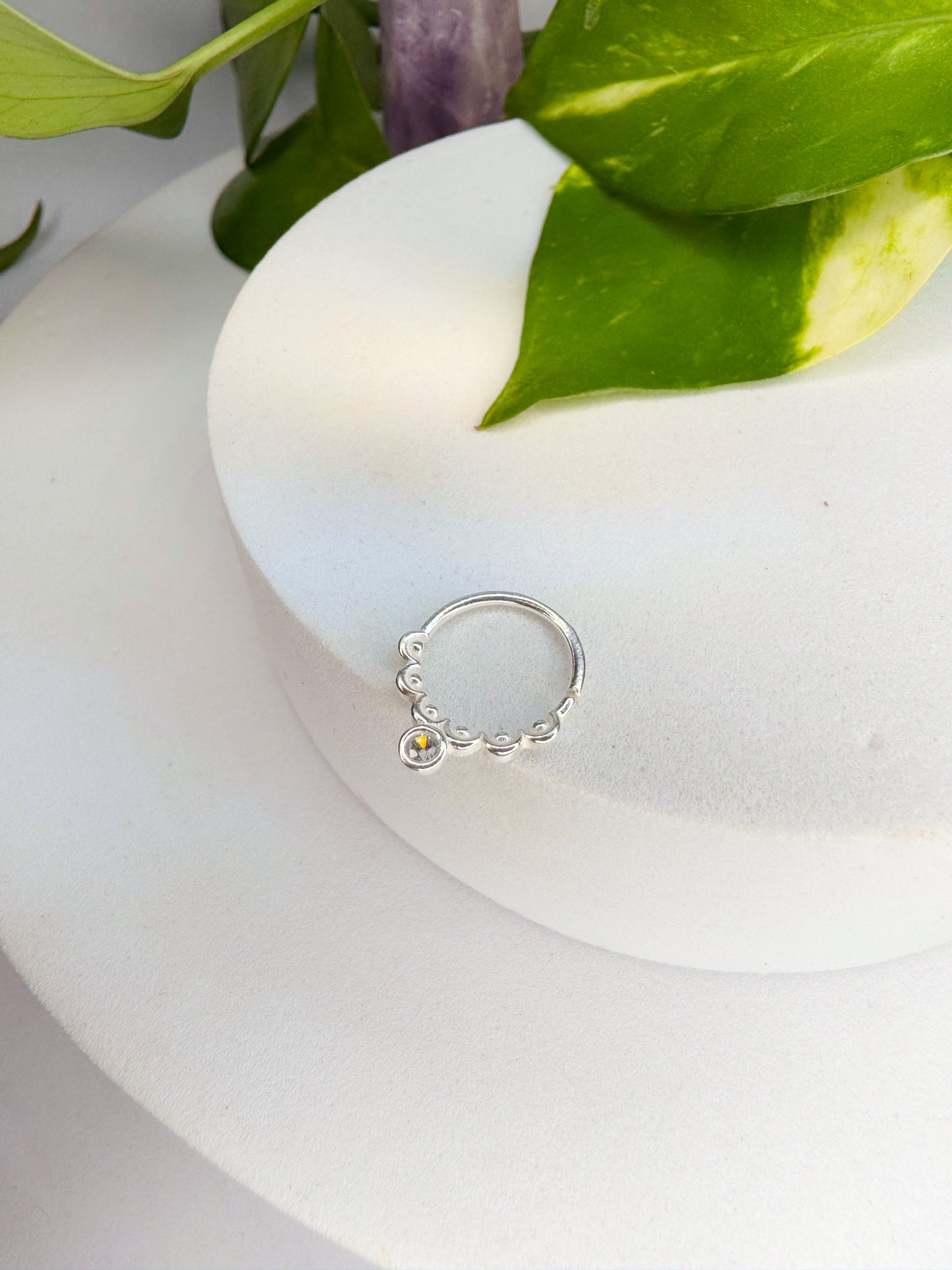 Piercing clareza - Prata 925