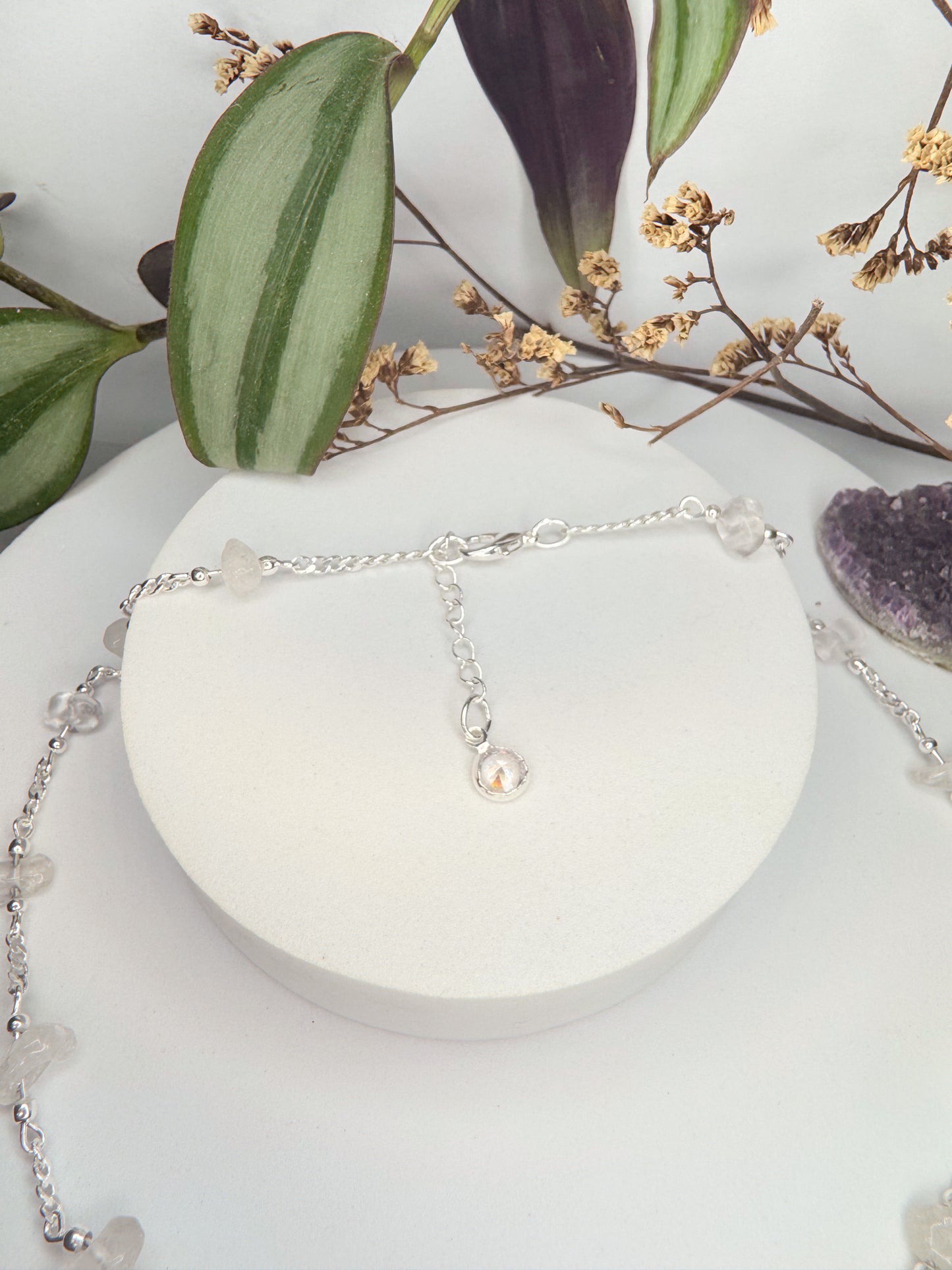 Choker Luar - Quartzo Transparente