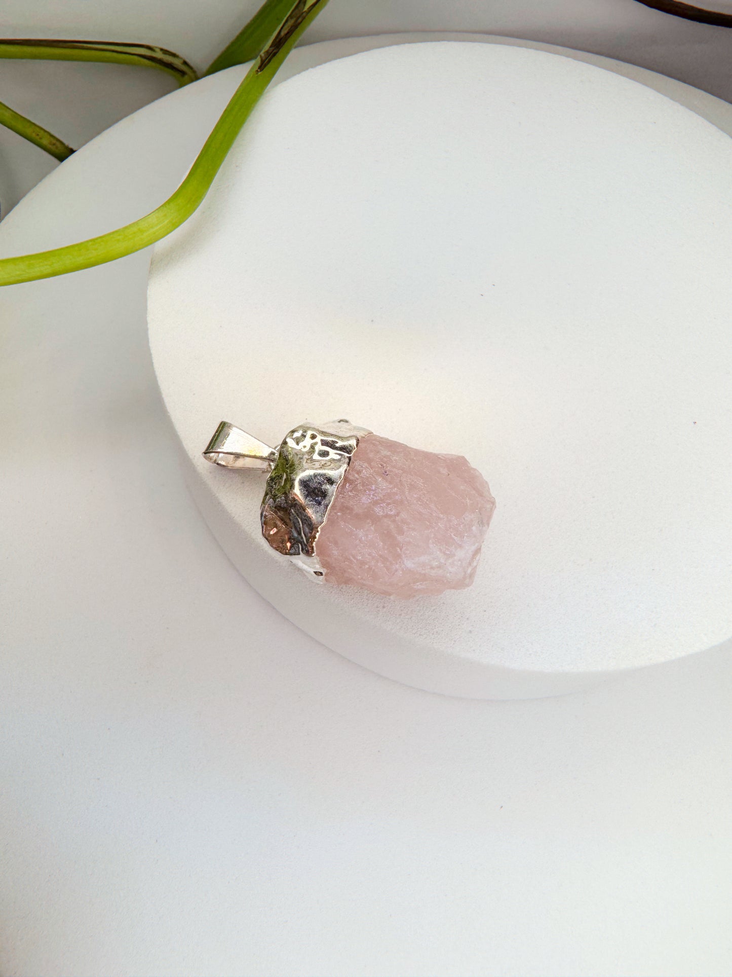 Pingente Alma - Quartzo rosa