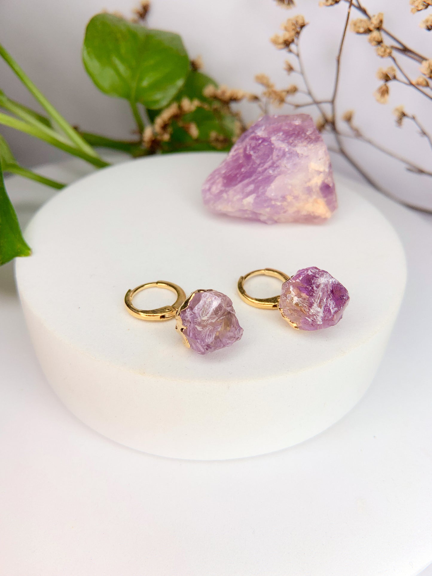 Brinco Júpiter - ametista