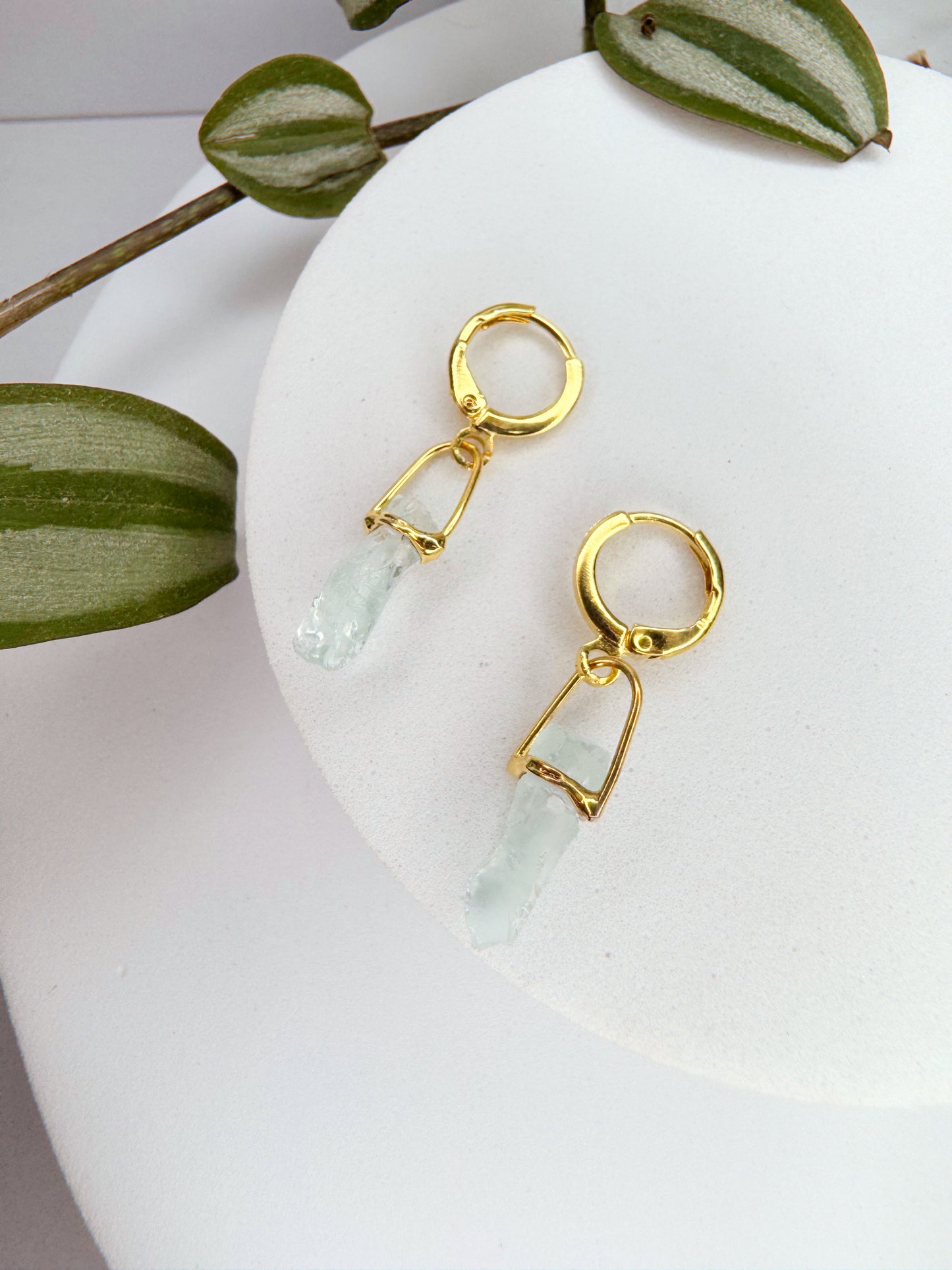 Brinco júpiter - água marinha