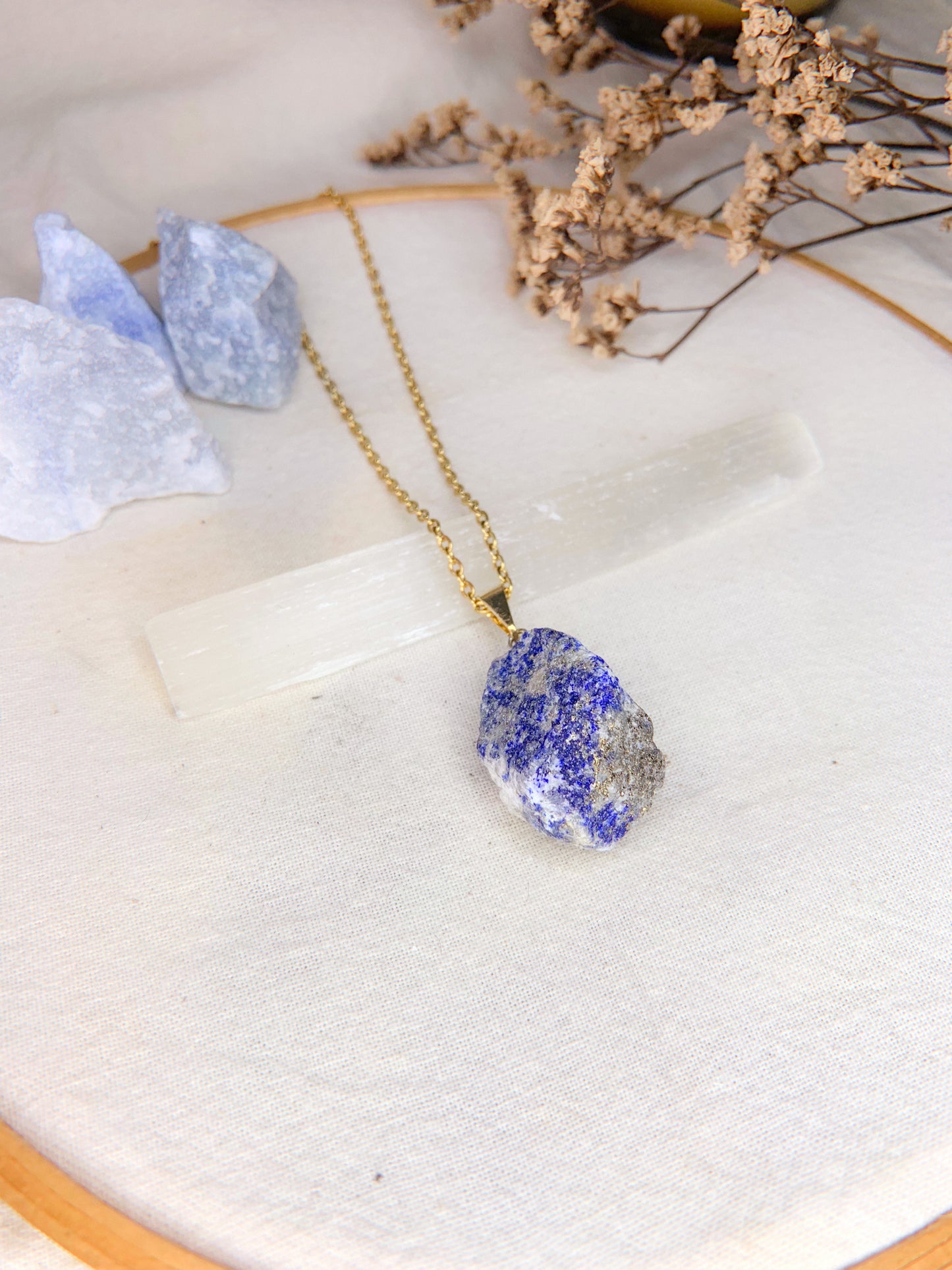 Colar Nature - Sodalita Bruta