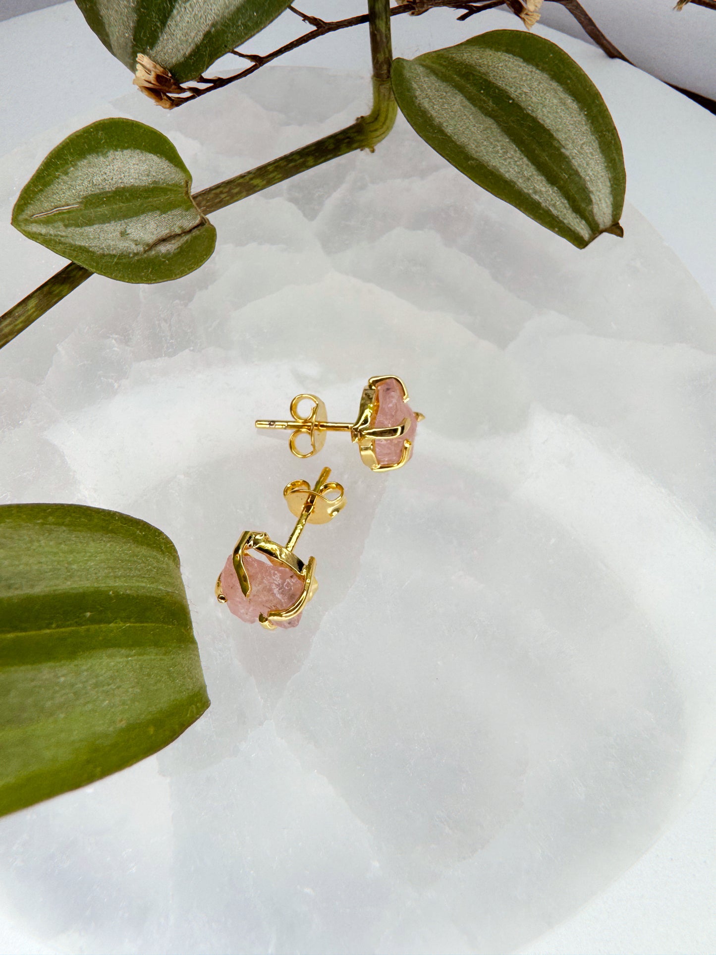 Brinco magia - Turmalina rosa