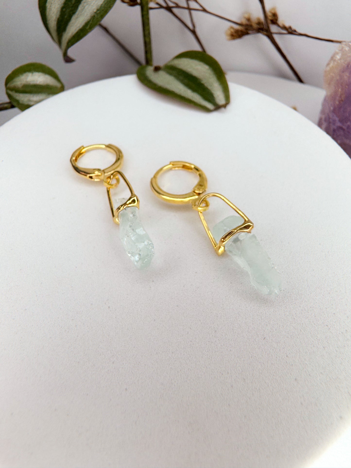 Brinco júpiter - água marinha