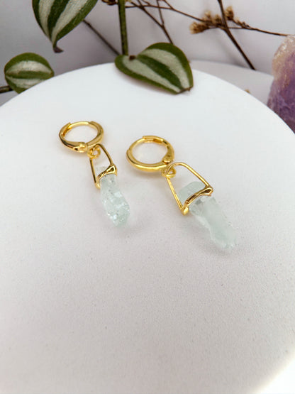 Brinco júpiter - água marinha