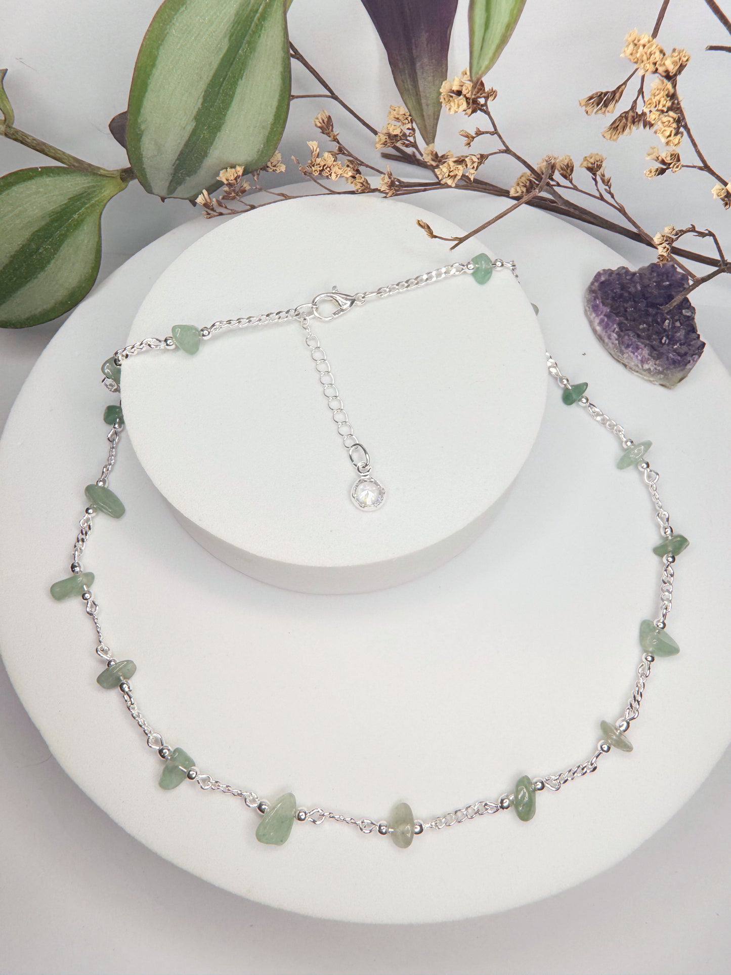 Choker Luar - Quartzo Verde