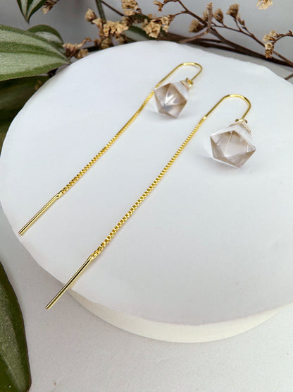 Brinco Netuno - Quartzo de cristal