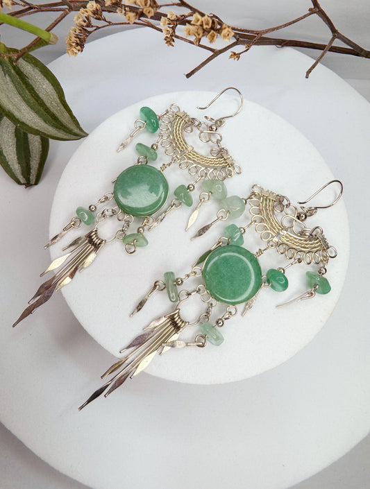 Brinco nostalgia - Quartzo verde