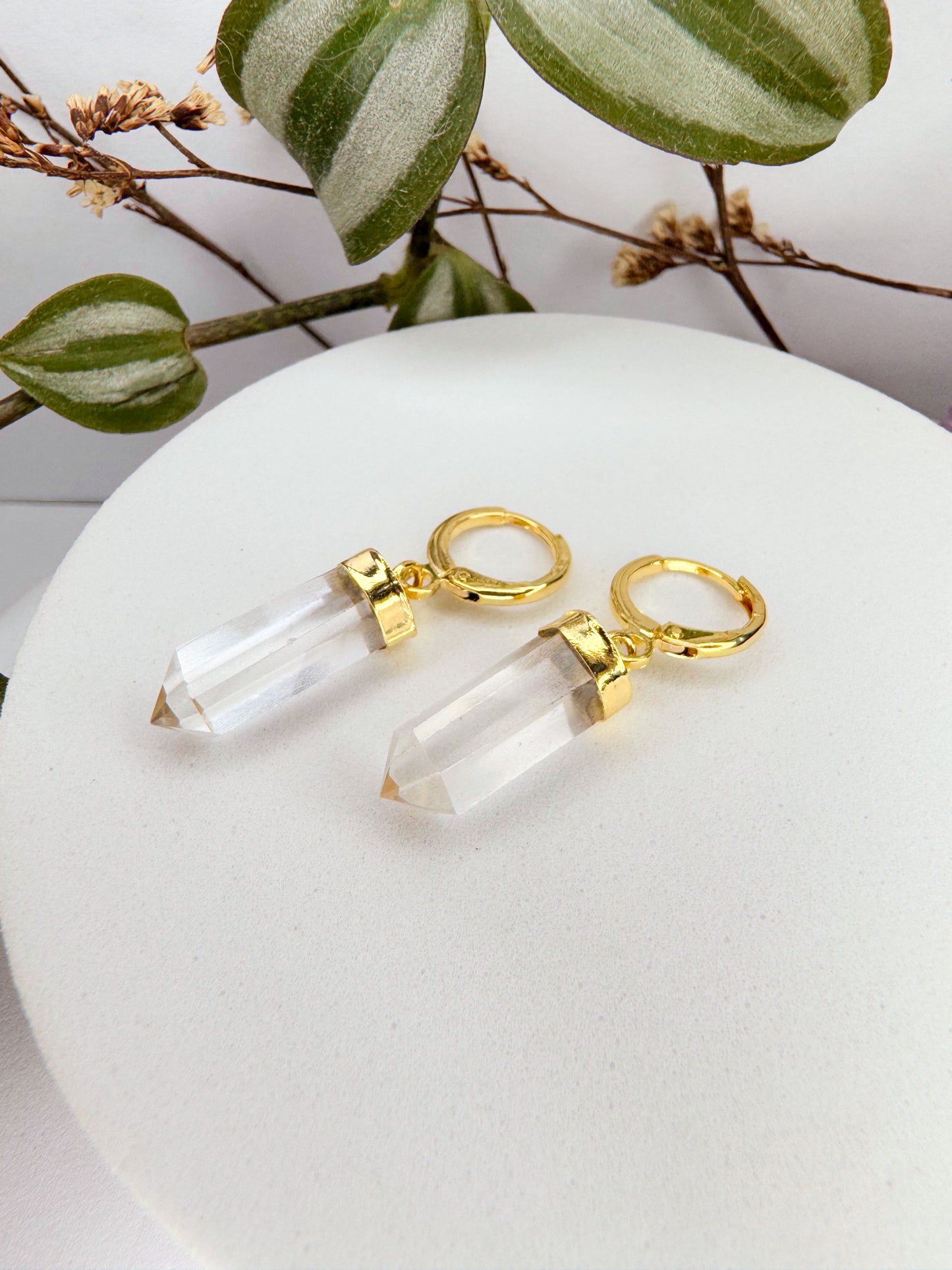 Brinco Júpiter - Quartzo de cristal