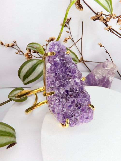 Bracelete astro - Drusa ametista