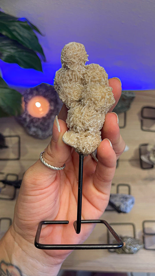 Base de cristal - Rosa do deserto