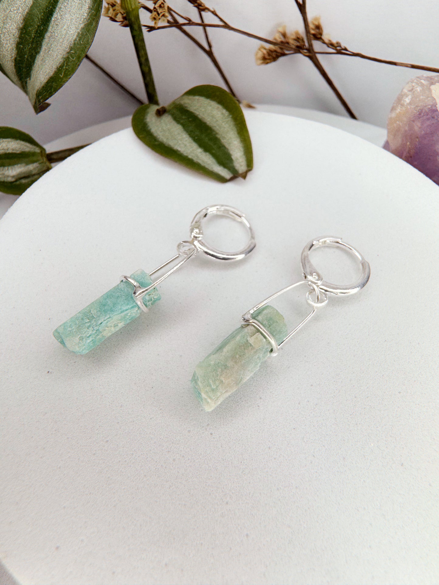 Brinco Júpiter - amazonita bruto