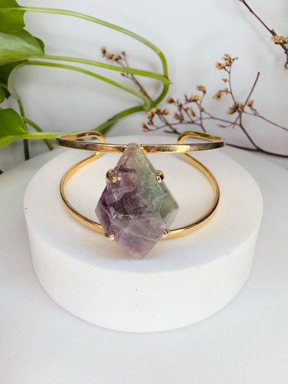 Bracelete Astro Fluorita arco iris