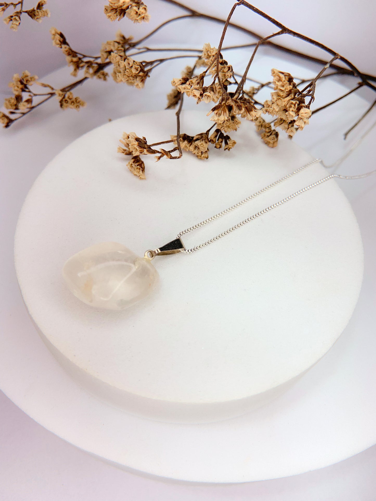 Colar Nature - Quartzo De Cristal Lapidado