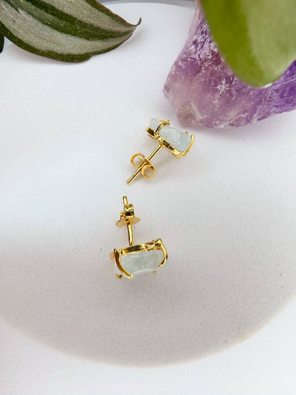 Brinco magia - agua marinha