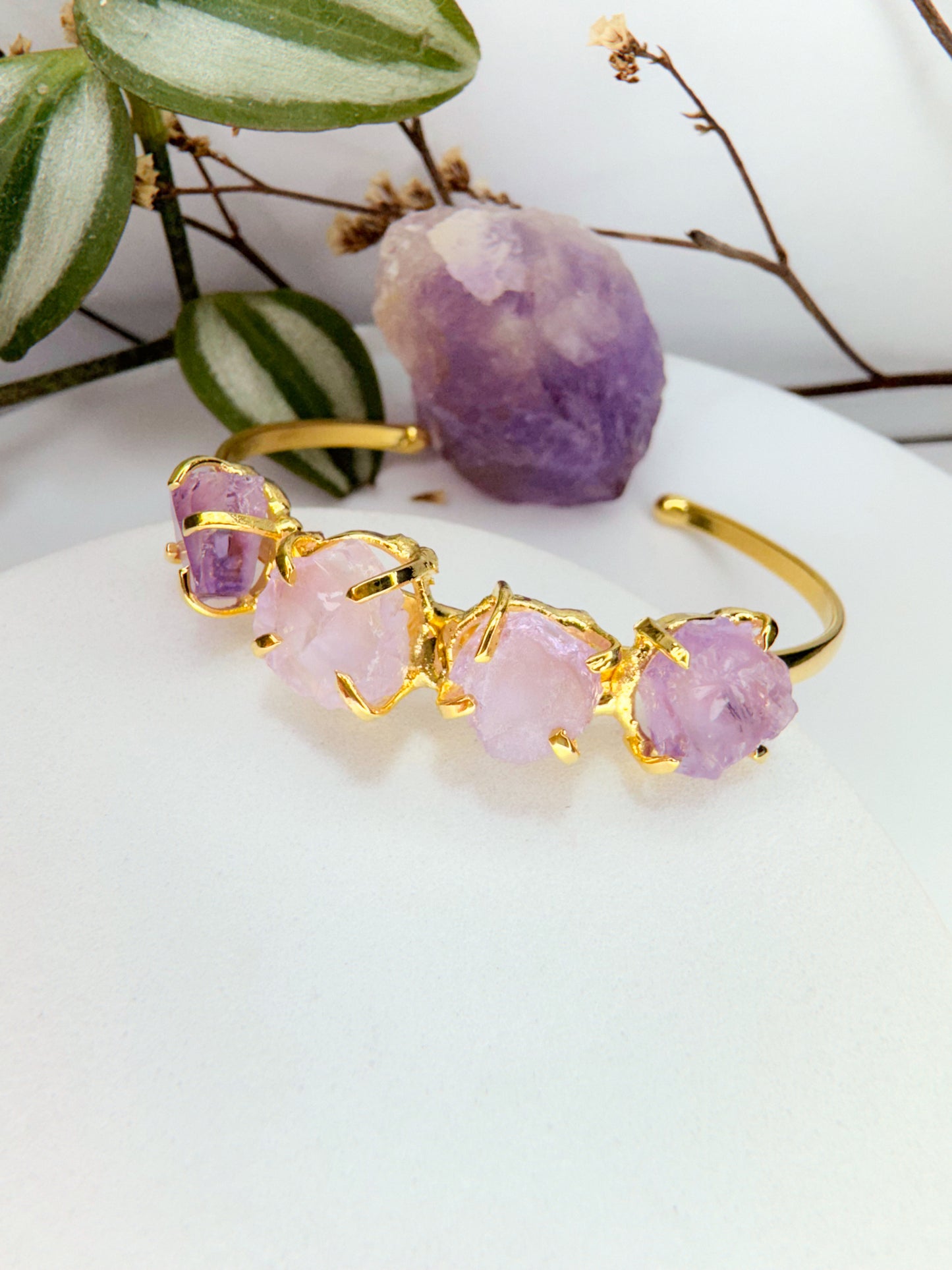 Bracelete terra - Ametista