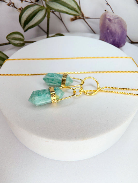 Colar cósmico - amazonita