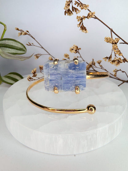 Bracelete Estrela -  Cianita azul