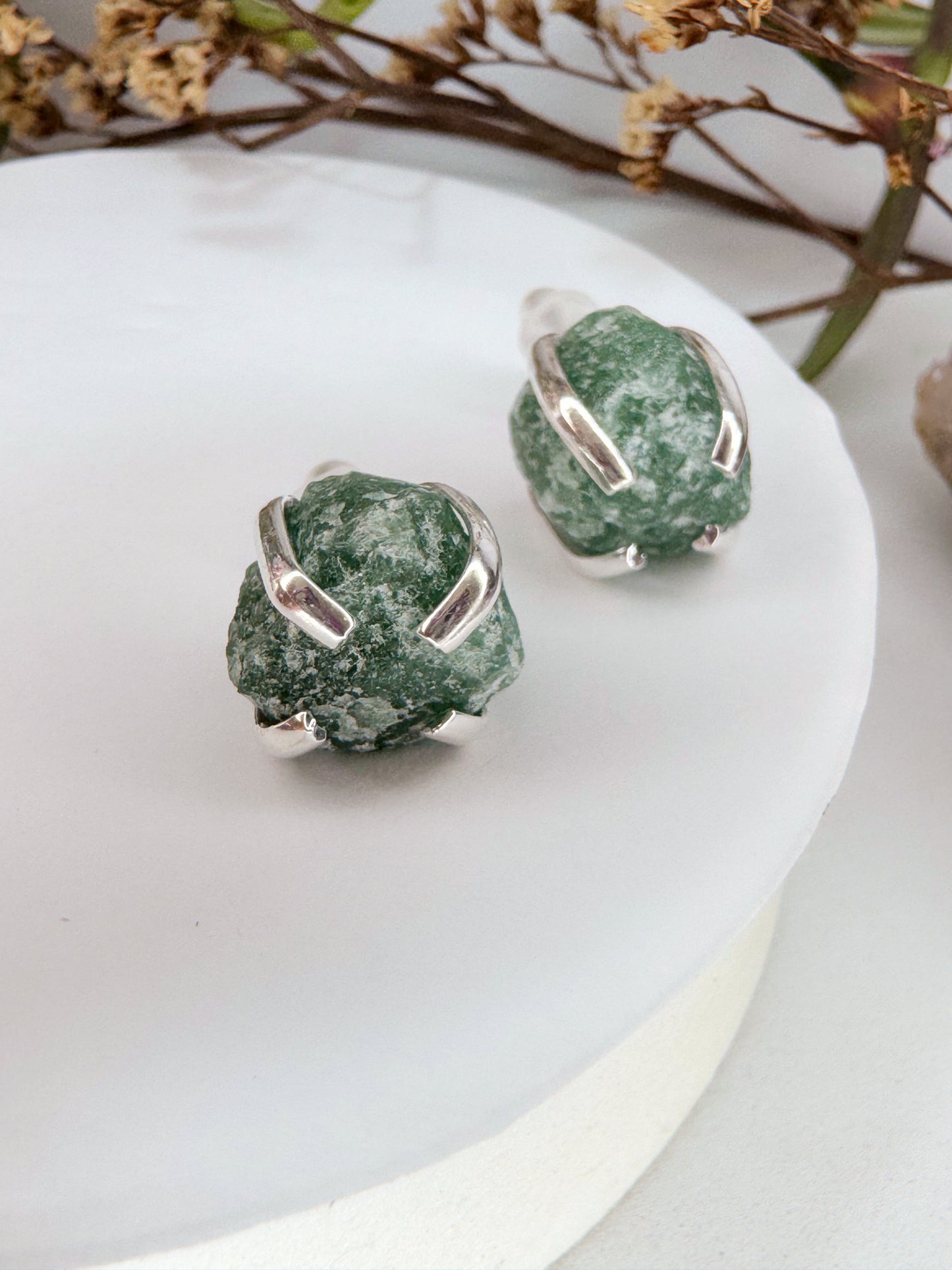 Brinco Magia - Quartzo Verde