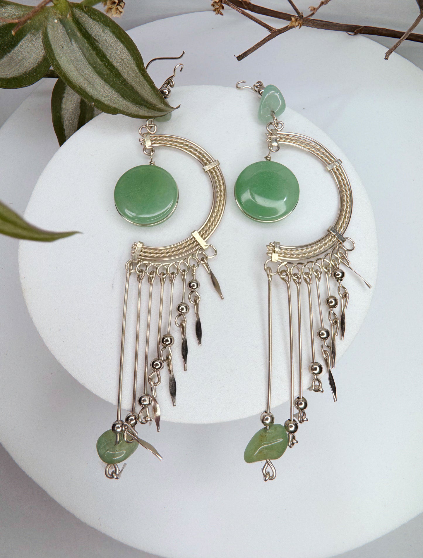 Brinco nostalgia - Quartzo verde