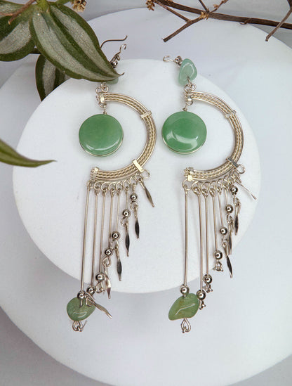 Brinco nostalgia - Quartzo verde